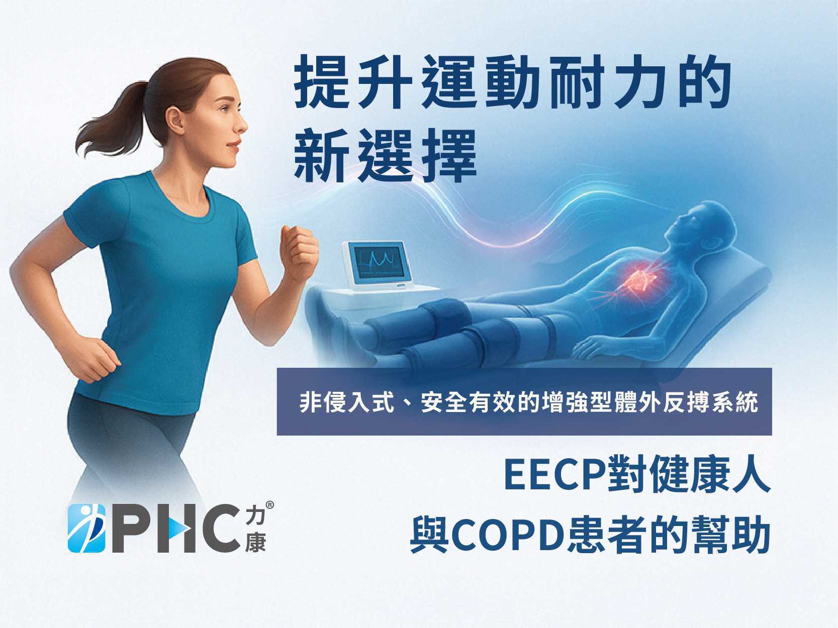 提升運動耐力的新選擇－EECP 對健康人與 COPD 患者的幫助